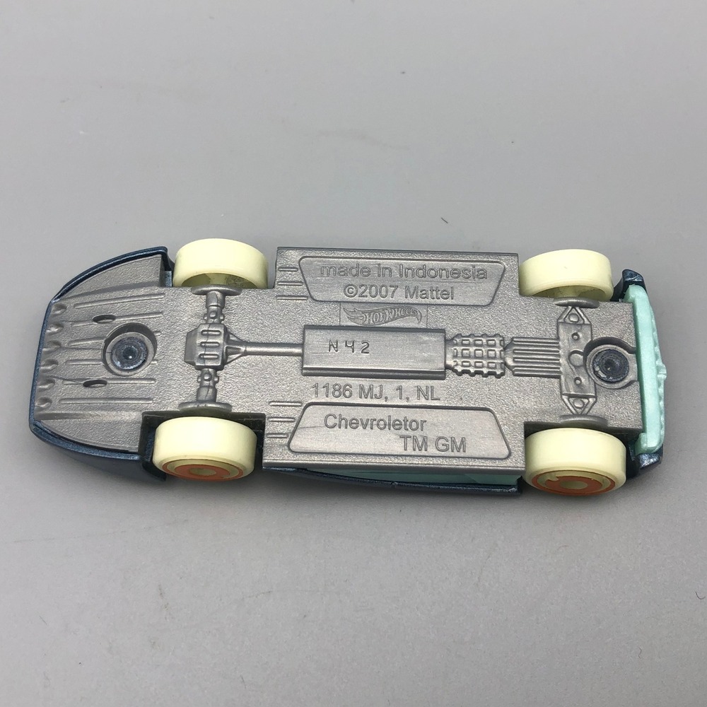 Hot Wheels Chevroletor Blue HW Science Glow Wheels Diecast Car 1/64 Glow in Dark - Picture 11 of 12